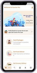 Logistig – Courier Delivery Flutter App Template | User & Delivery Android + iOS