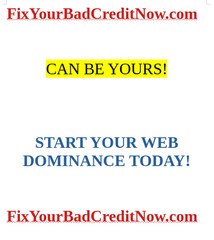 FixYourBadCreditNow.com Domain Name – Premium.com Domain. One Owner 20+ Yrs