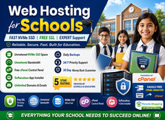 Web Hosting for Schools – 🏫 Unlimited SSD, SSL & 99.9% Uptime – Just $14.99/Yr