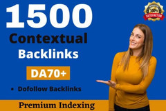 I Will Provide 1500 Backlinks SEO link building High DA Manual Backlink