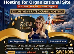 Hosting for Organizational Site – ⚡ Unlimited SSD, Free SSL, Support – $14.99/Yr
