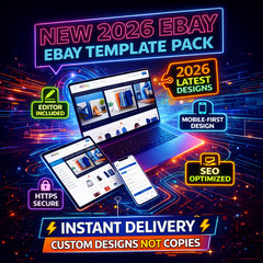 eBay Listing Template HTML Mobile & SEO Design Professional 2026
