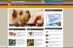 Dog Grooming Affiliate Niche Blog WordPress Ready Made Website