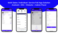 Multi Salon Booking Appointment Flutter App | Android + iOS | Laravel Backend