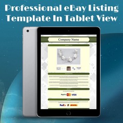Mobile Responsive HTML eBay Listing Template Auction Template Universal
