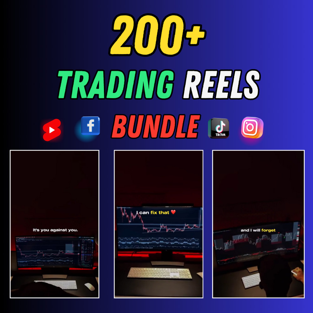 1000+ Trading Reels Bundle Perfect for Instagram, Facebook, Ytshorts and TikTok