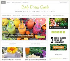 * BODY DETOX * turnkey website business for sale with AUTO UPDATING CONTENT