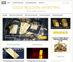 *GOLD INVESTING * affiliate website business for sale w/ AUTO UPDATING CONTENT
