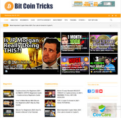 Turnkey Crypto Currencies Video News Website / Automatic + Free hosting / Setup