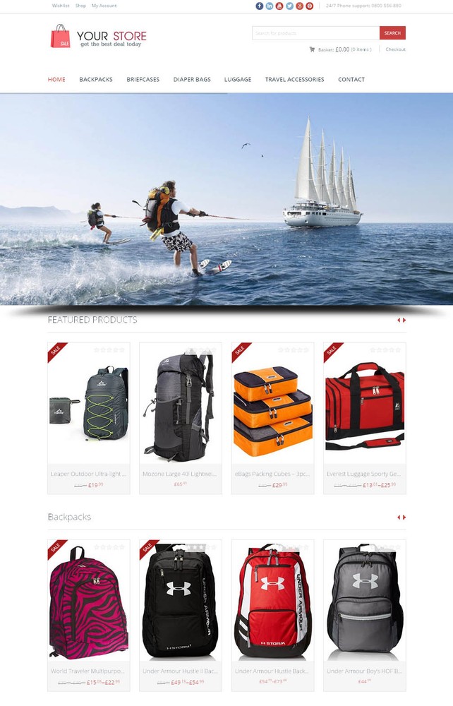 Travel Accessories Store – Next Generation Amazon Affiliate Website + eCommerce