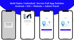 Multi Salon Booking Appointment Flutter App | Android + iOS | Laravel Backend