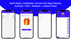 Multi Salon Booking Appointment Flutter App | Android + iOS | Laravel Backend