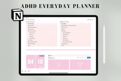 Notion Template ADHD, Notion Life Plan