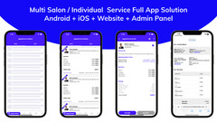 Multi Salon Booking Appointment Flutter App | Android + iOS | Laravel Backend
