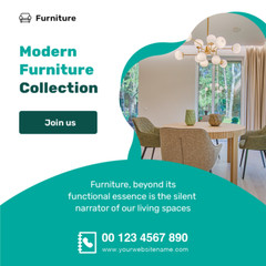 Modern Furniture Social Media Marketing Templates