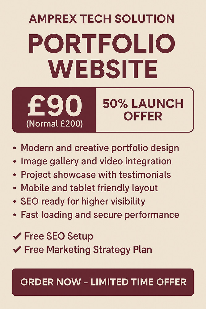 WordPress Portfolio Website Development
