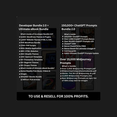 Digital Product Bundle for Resale: 100M+ Items, Planners, Ebooks, Reels & More!