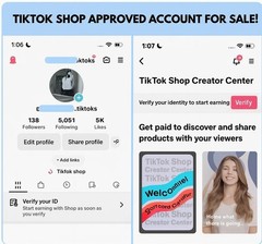 Tik Tok Shop for Creator Acct | Tik Tok Shop Affiliate | Pre-Approved | USA | 5k