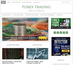 * FOREX TRADING TIPS * niche website business for sale w/ AUTO CONTENT UPDATES