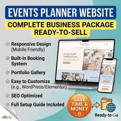 Complete Professional Event Planner Website | Ready-to-Launch Business Solution