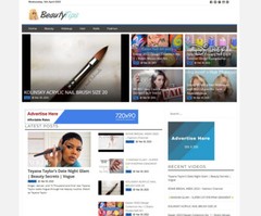 Beauty Tips Video Blog Website on AutoPilot + Free Hosting