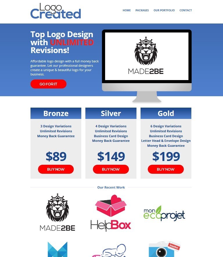 Logo Designs Reselling Business Website + Free Hosting with SSL