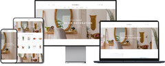 eBay template Storefront HTML listing template design, complimentary logo design
