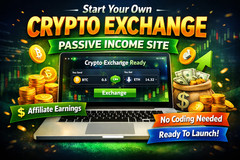 Crypto Exchange Website Script | Passive Income Affiliate Site | ChangeNOW Ready