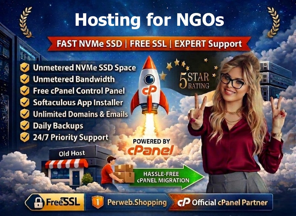 Hosting for NGOs – ❤️ Affordable Fast SSD + Free SSL + Support – Only $14.99/Yr