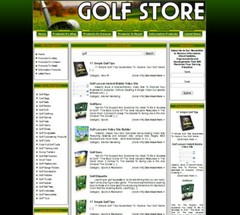 GOLF Website. Affiliate STORE+Amazon Store+Google Adsense+Dropship
