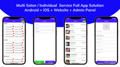 Multi Salon Booking Appointment Flutter App | Android + iOS | Laravel Backend