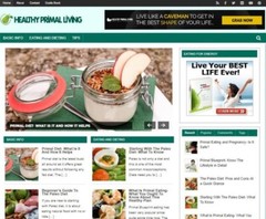 Healthy Primal Living Ready Made Blog Turnkey Niche Website Business for Sale