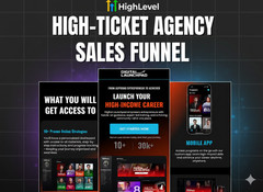 GoHighLevel Funnel Template | Iman Gadzhi Inspired | Course Consulting Sales