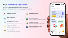MyCab Taxi Booking & Parcel Delivery Flutter App | Android & iOS | Admin Panel
