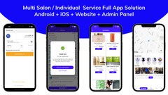 Multi Salon Booking Appointment Flutter App | Android + iOS | Laravel Backend