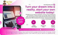 Kickstart Your Website: 3-Page Design + 1 Month Free Hosting!