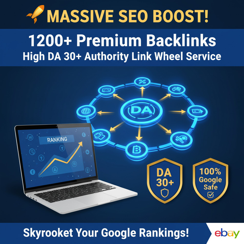 🚀 1200+ Premium SEO Backlinks! High DA 30+ Authority Link Wheel Service