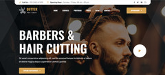 Custom Barber Shop WordPress Website Design | Pro SEO Developer