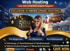 Web Hosting – 💻Unlimited SSD, Secure SSL, Emails, 24/7 Fast Support | $14.99/Yr