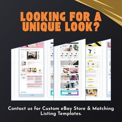 eBay Listing Template HTML Mobile Responsive Beauty Skincare Cosmetics 2026✅