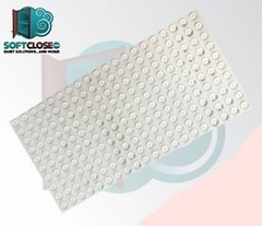 200 Adhesive Rubber Feet Bumper Stops Door Cupboard Drawer Cabinet Kitchen