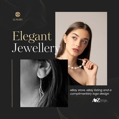 ebay Template, Store and Listing Template, eBay html template, FREE LOGO DESIGN