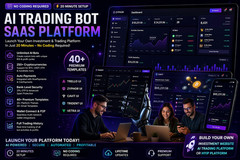 BotAI Trading Platform PHP Website | Automated Bots, Crypto Supported, No Coding