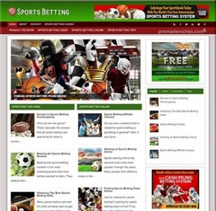 Sports Betting Ready Made Affiliate Blog with an Epic Design