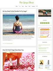 [NEW DESIGN] * YOGA * store blog website business for sale turnkey AUTO CONTENT