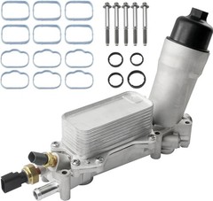 926-959 Upgrade Aluminum Engine Oil Cooler Oil Filter Housing for 2011-2016 Jeep