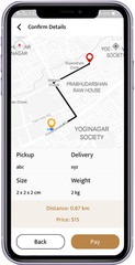 Logistig – Courier Delivery Flutter App Template | User & Delivery Android + iOS