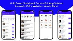 Multi Salon Booking Appointment Flutter App | Android + iOS | Laravel Backend