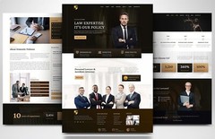Lawyers, Law, Attorney, Justice & Tax Website Professional Responsive Website