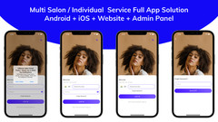 Multi Salon Booking Appointment Flutter App | Android + iOS | Laravel Backend
